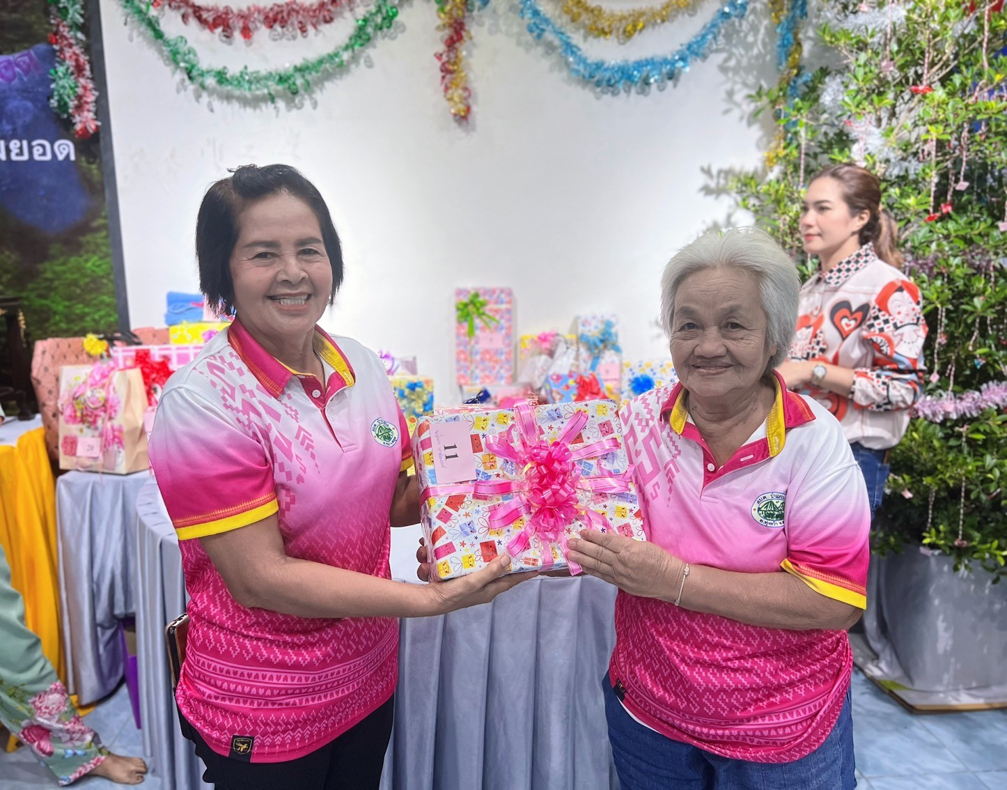 งานปีใหม่ โรงเรียนผู้สูงอายุตำบลป่าแก่บ่อหิน ตำบลป่าแก่บ่อหิน