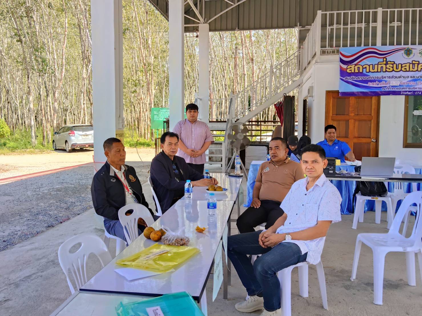 ลงพื้นที่ตรวจเยี่ยมศูนย์ประสานงานการเลือกตั้งองค์การบริหารส่วนตำบลป่าแก่บ่อหิน