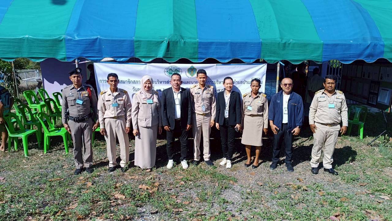 ลงพื้นที่ตรวจเยี่ยมการเลือกตั้งสมาชิกสภาองค์การบริหารส่วนตำบลและนายกองค์การบริหารส่วนตำบลป่าแก่บ่อหิน