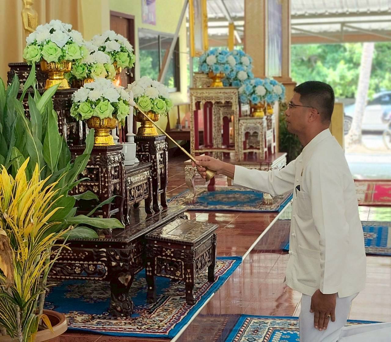 พิธีสวดเจริญพระพุทธมนต์และเจริญจิตตภาวนาอุทิศถวายพระราชกุศล แด่สมเด็จพระนางเจ้าสิริกิติ์ พระบรมราชินีนาถ พระบรมราชชนนีพันปีหลวง ประจำปีงบระมาณ พ.ศ.2569